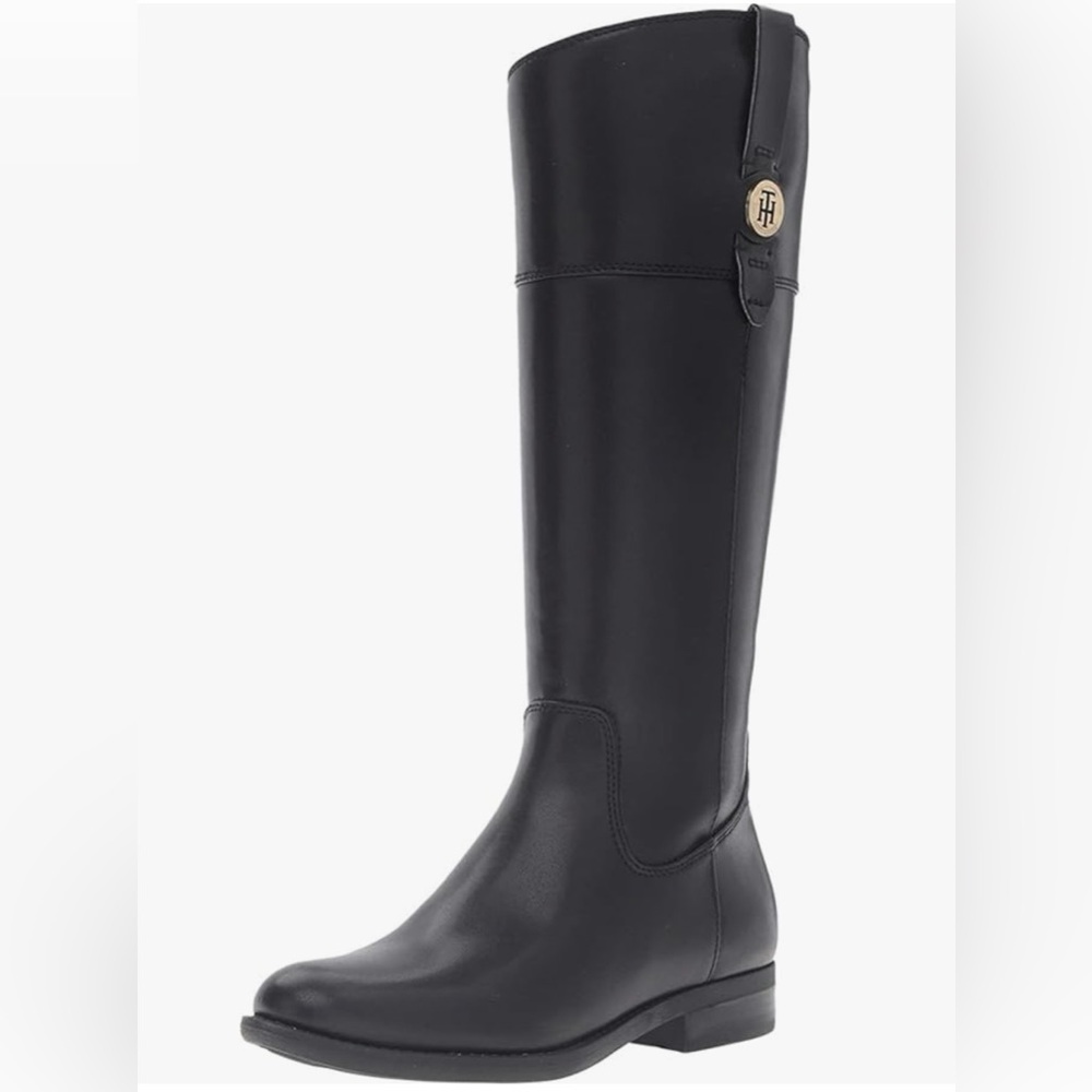 Tommy Hilfiger Women's Black Riding Boots